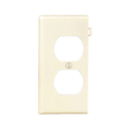 Leviton Wallplates 1 Gang Sect Wlplt End Dup Lt Alm PSE8-T